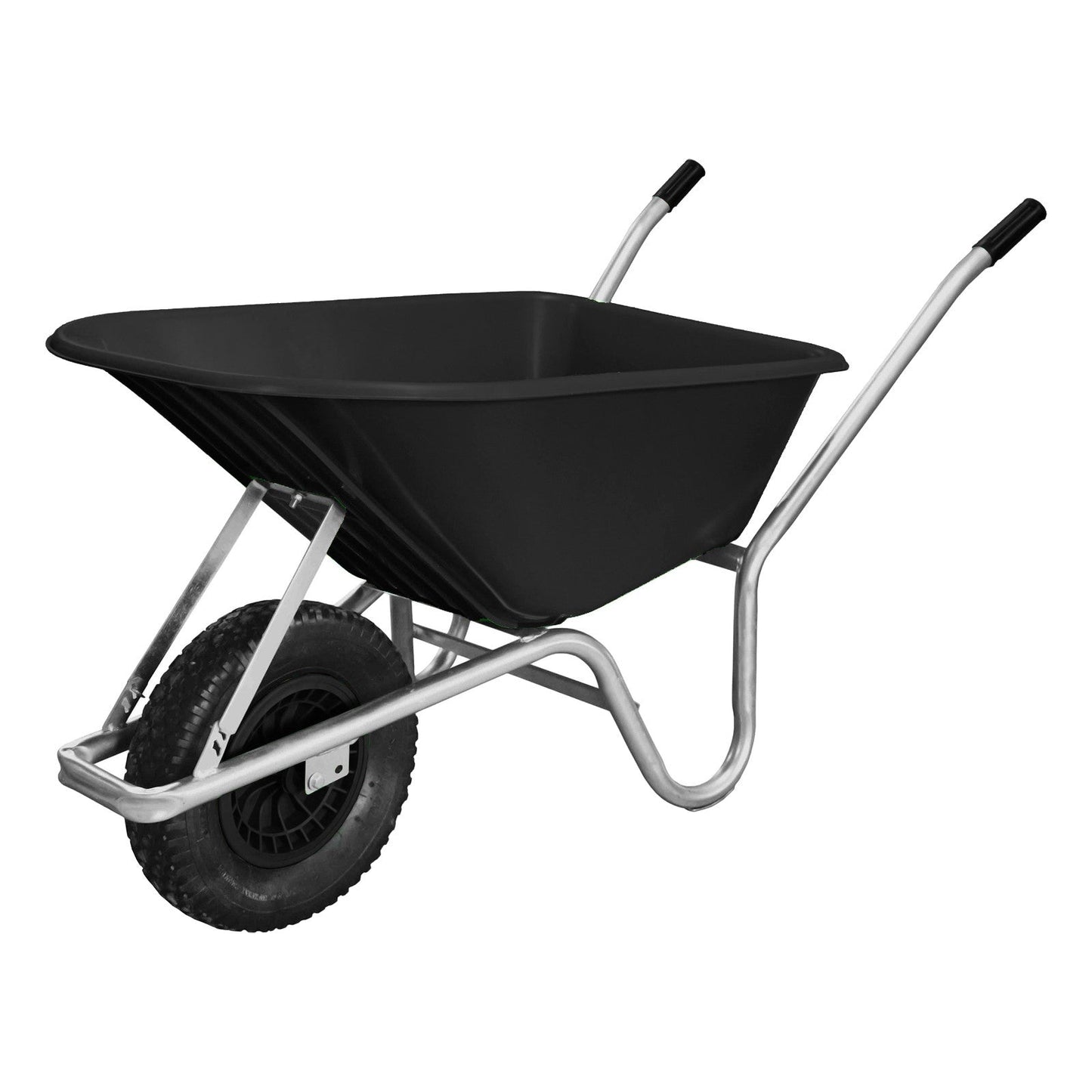 110L Moulded Polypropylene Wheelbarrow Green