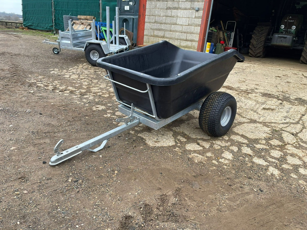 500 Litre ATV Tipping Trailer Barrow