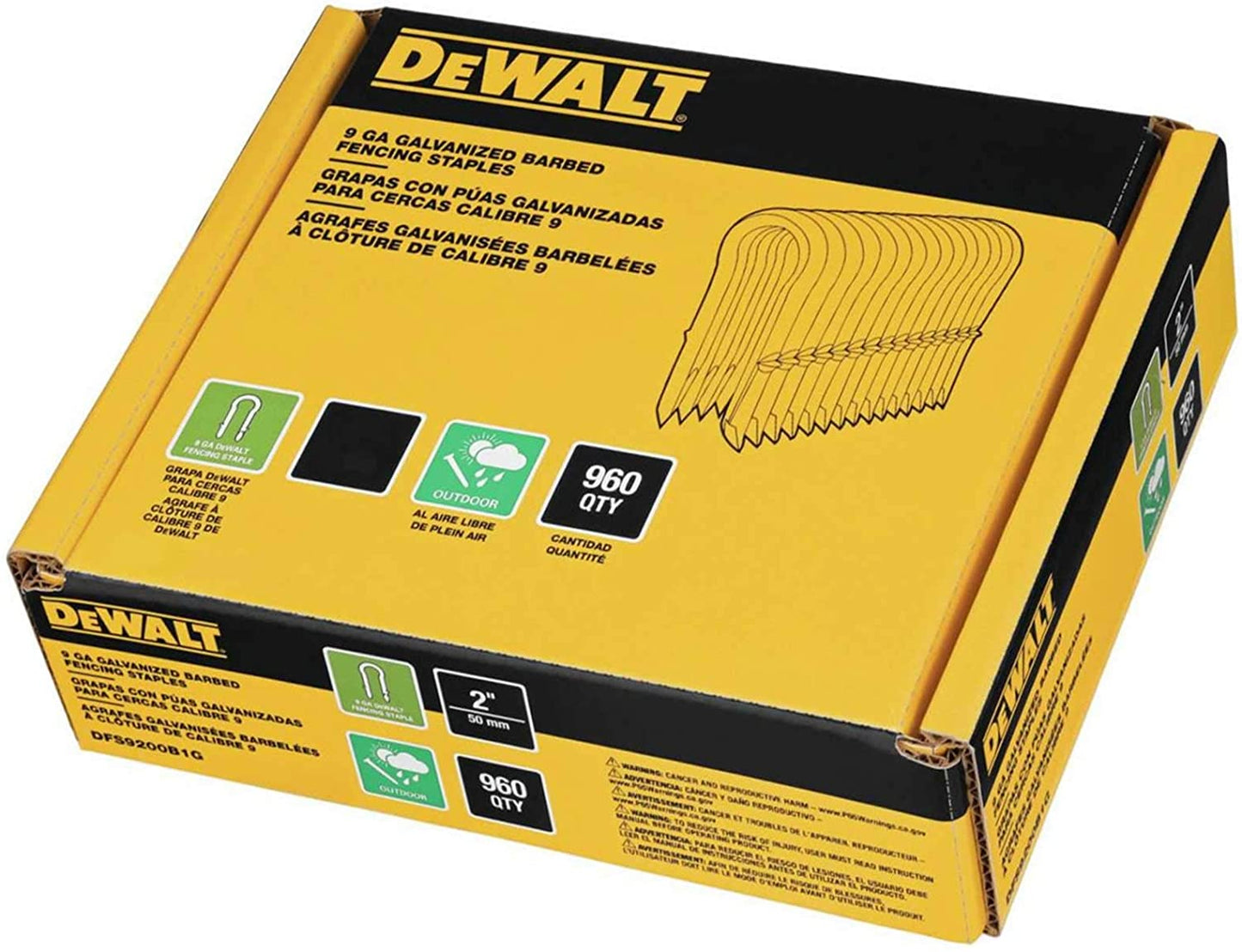 DeWALT FENCING STAPLES - 40mm