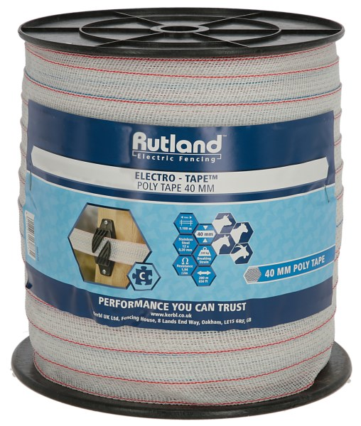 Rutland Electric Fencing Tape - 200m