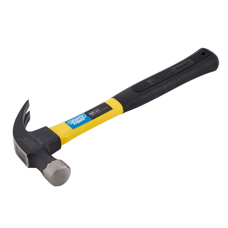 Draper Fibreglass Shafted Claw Hammer, 560g/20oz (63347)