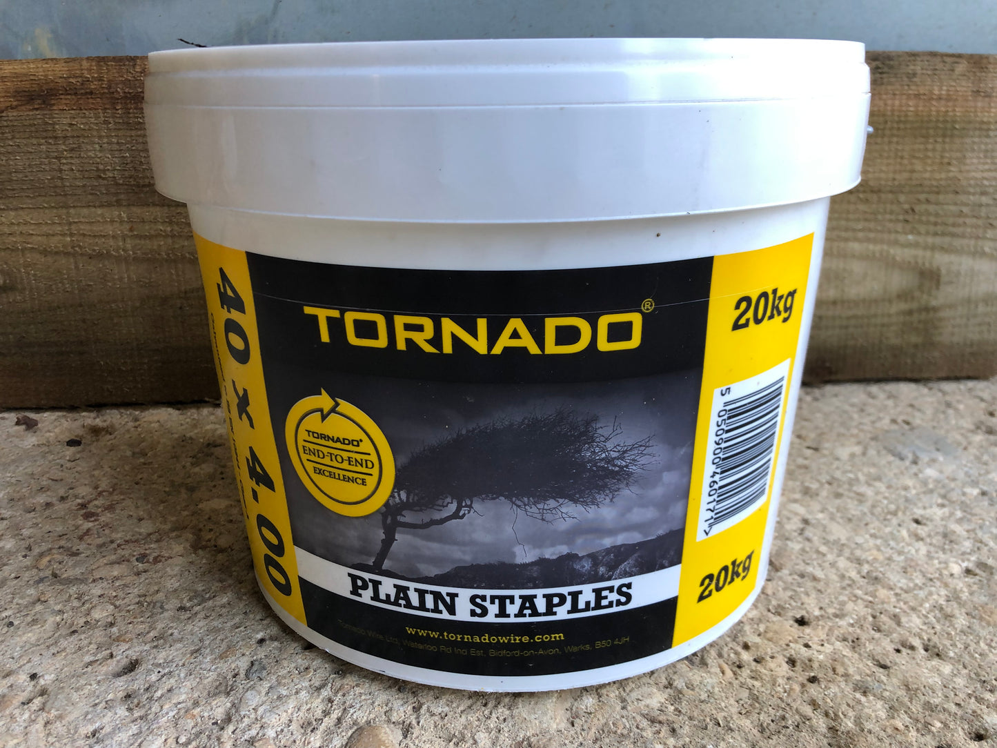 Galvanised Non-Barbed Staples