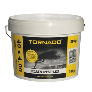 Galvanised Barbed Staples
