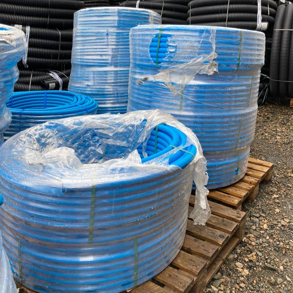 MDPE Blue Water Pipe