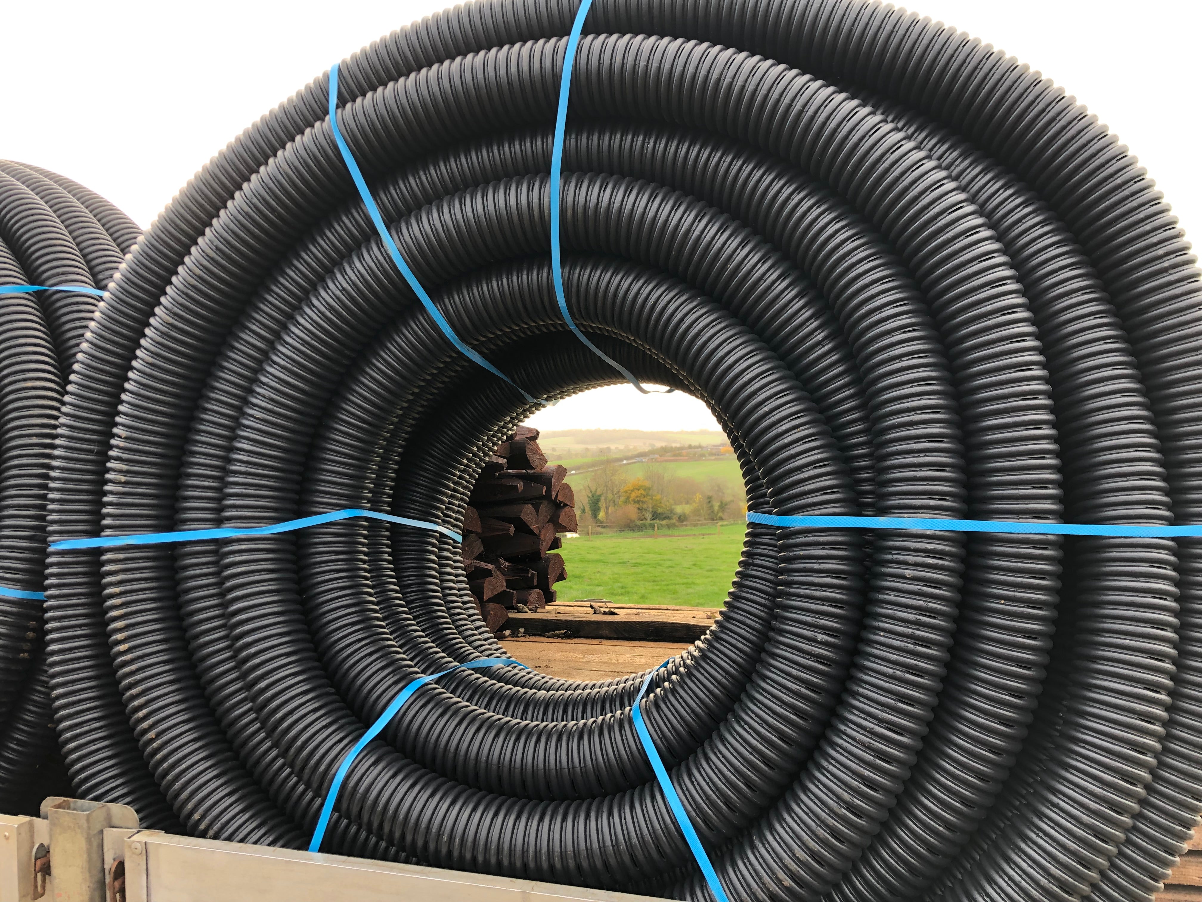 Coiled Drainage Pipe Shire Agricultural
