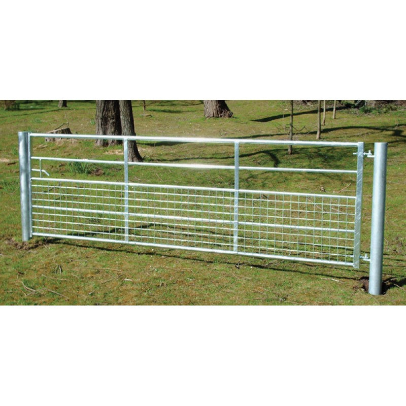 Half Mesh Galvanised Gate