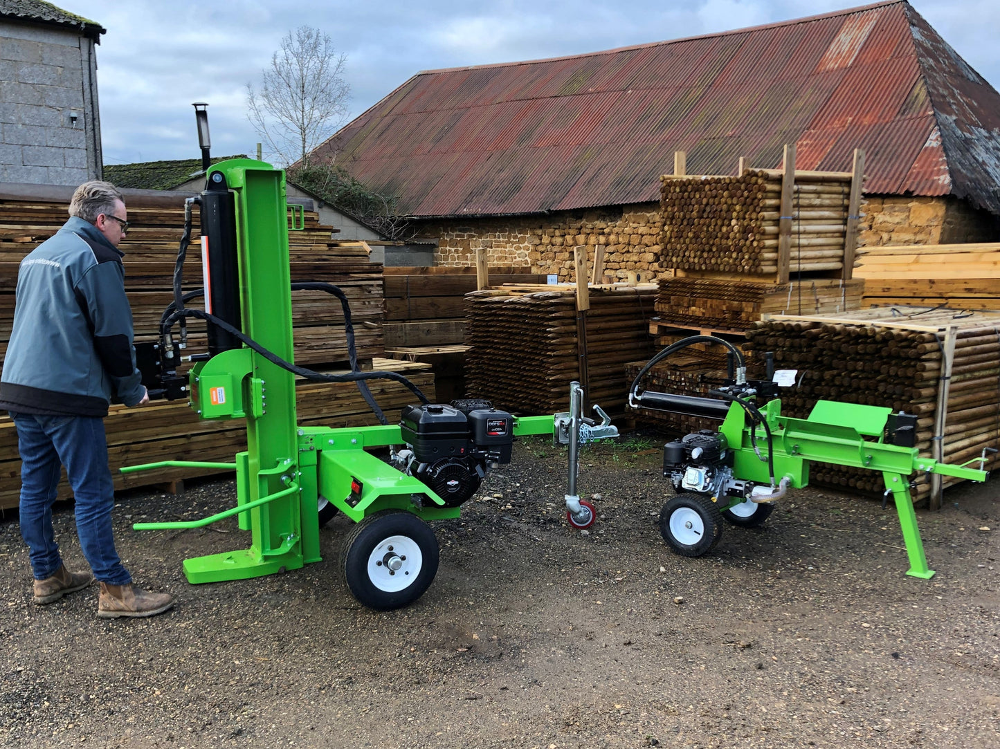 Petrol Log Splitter - Hire