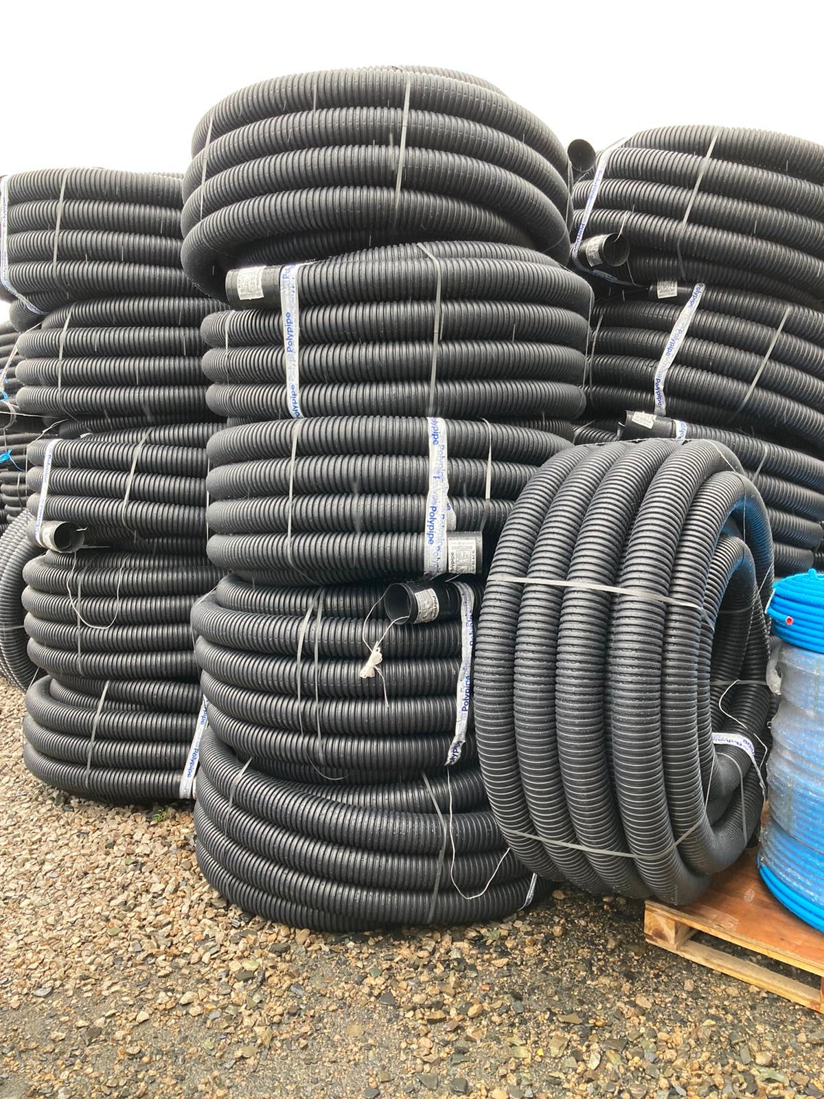 Coiled Unperforate Drainage Pipe