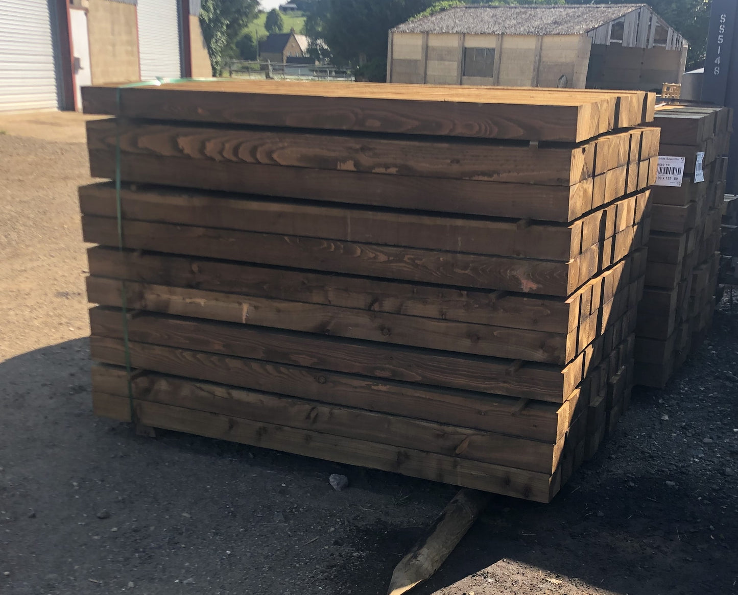 UC4 Square Sawn Timber Post